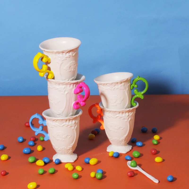 Seletti I-Wares Gold Coffee Cup Set