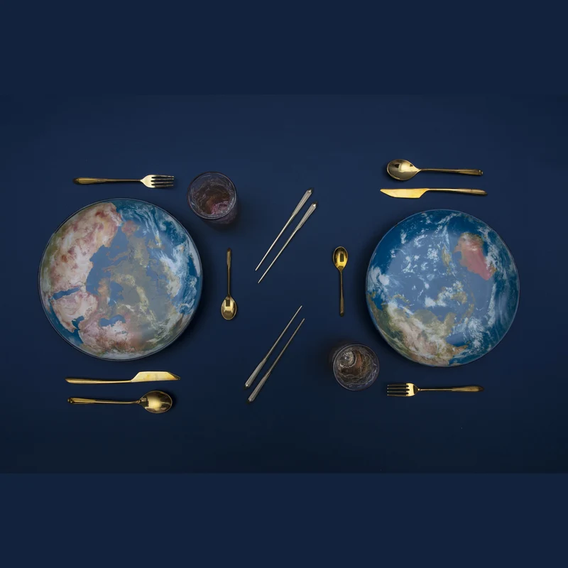 Seletti Diesel Cosmic Diner Meteorite Glass