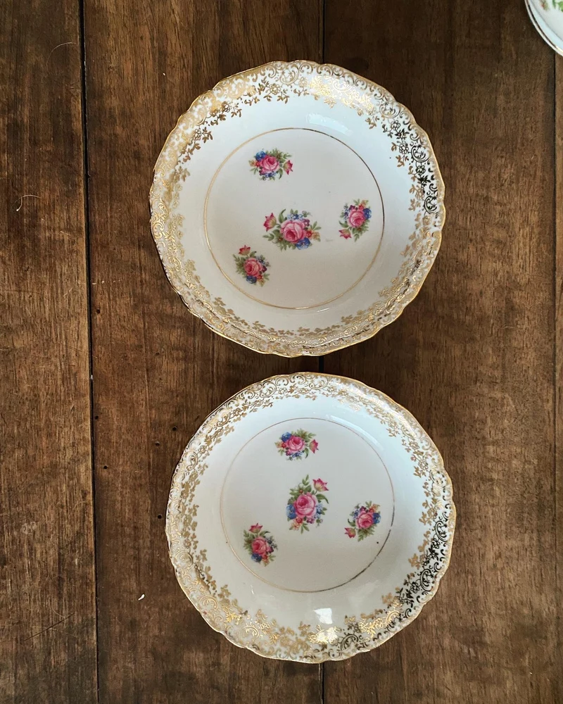 Service à café en porcelaine de Limoges