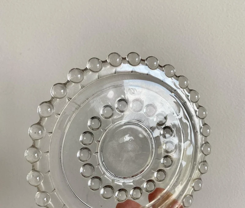 Sous-verres ronds en verre