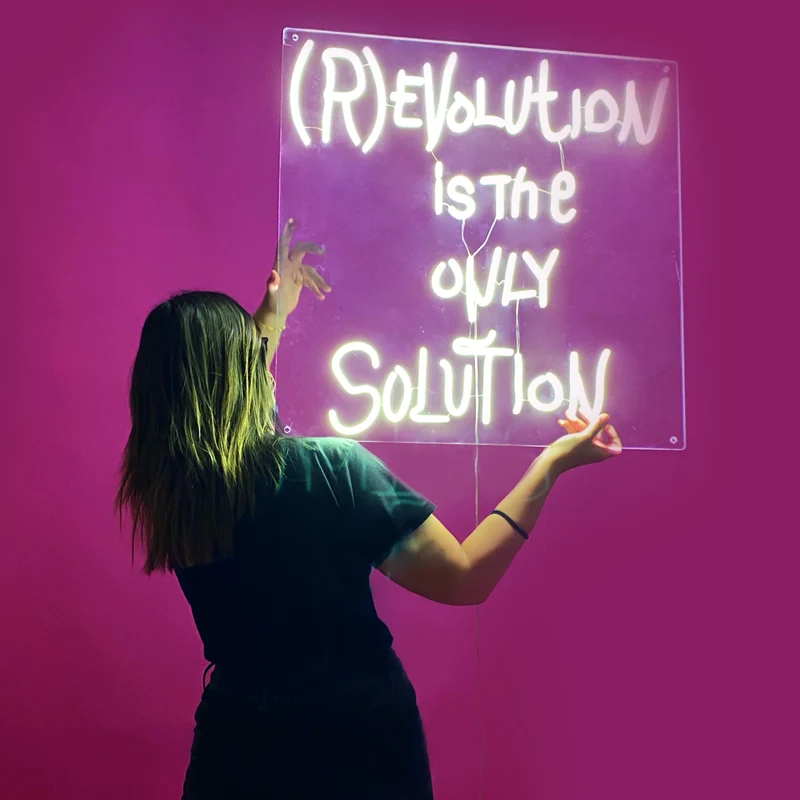Seletti Revolution LED Sign