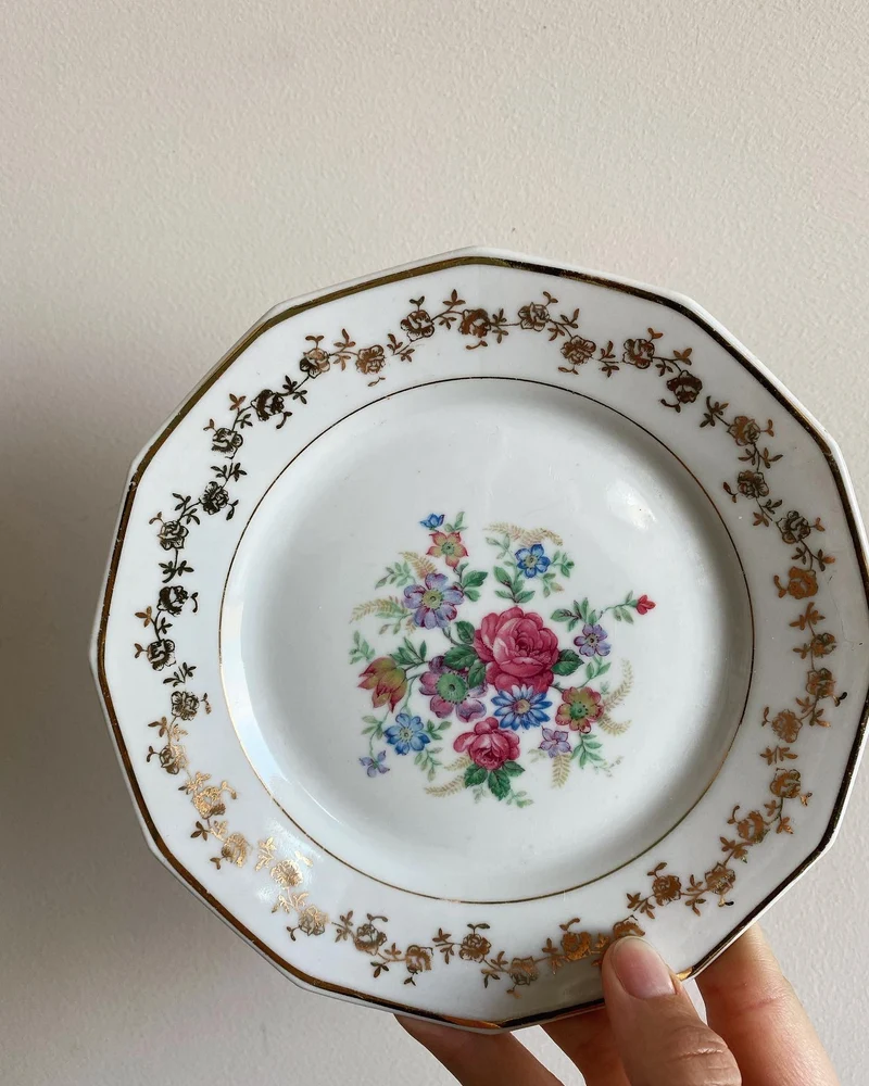 Assiettes à dessert en porcelaine LT France