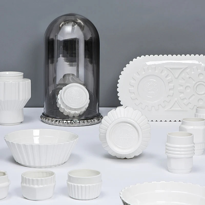 Seletti Diesel Machine Collection Dessert Plate - Set of 3