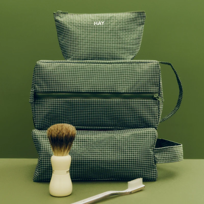 Hay Grid Wash Bag