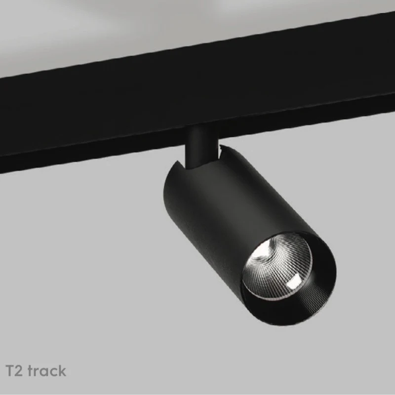 Orbit Lighting Track 48V KIT Slim + 3 Spots Tublr LED - BLACK VERSION