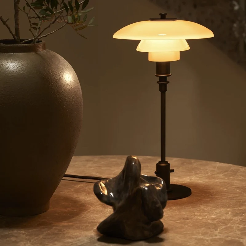 Louis Poulsen PH 2/1 Dusty Terracotta Table Lamp LIMITED EDITION