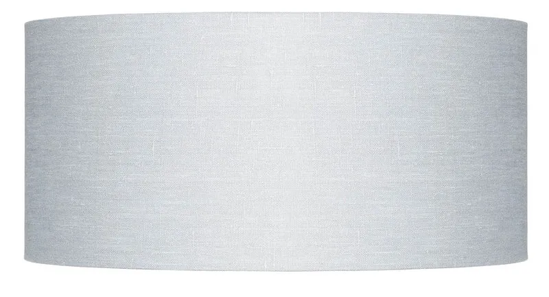 Abat-jour blanc toile