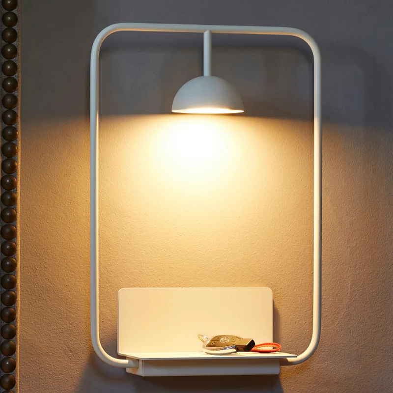 Estiluz Cupolina Wall Lamp with Shelf