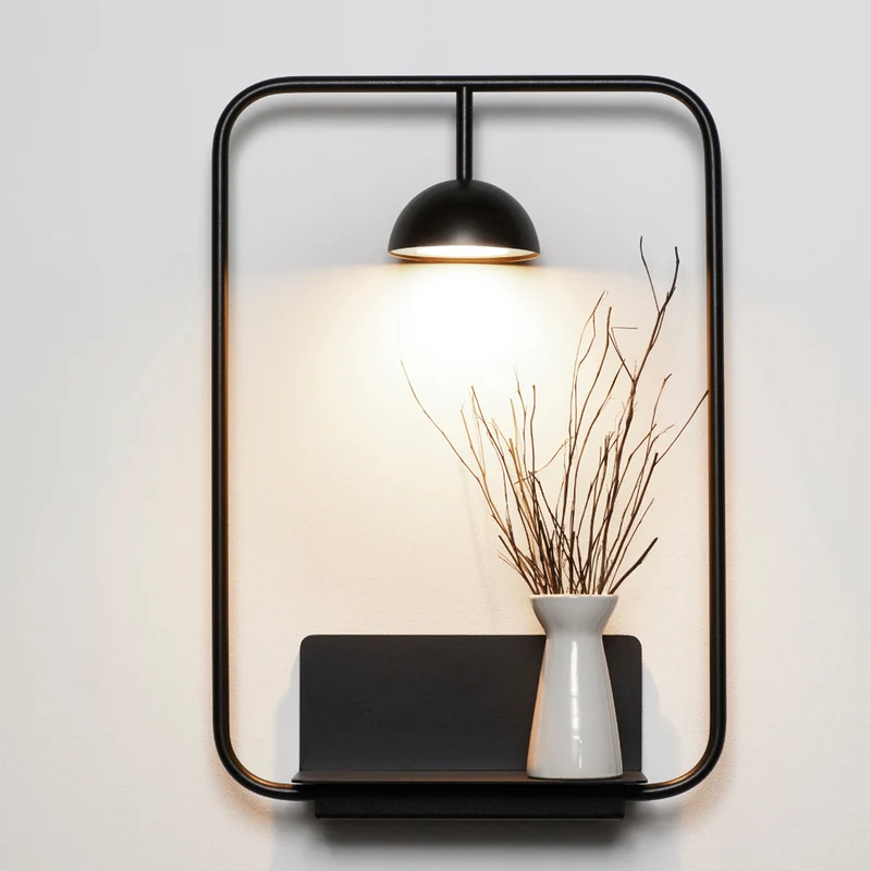 Estiluz Cupolina Wall Lamp with Shelf
