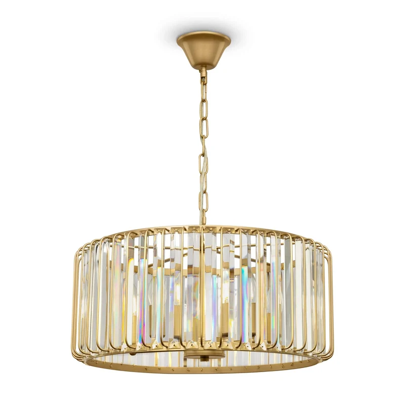 Suspension Cristal Doré