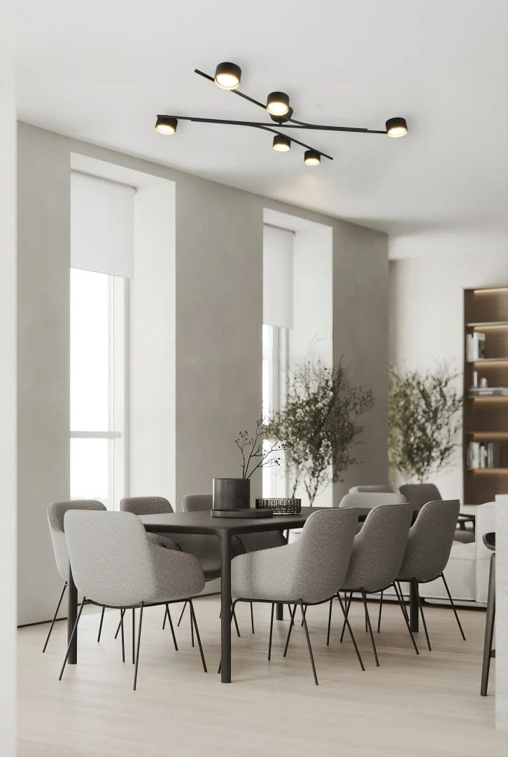 Plafonnier Led 6 Lampes