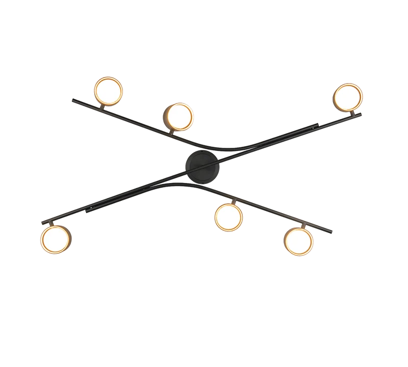 Plafonnier Led 6 Lampes