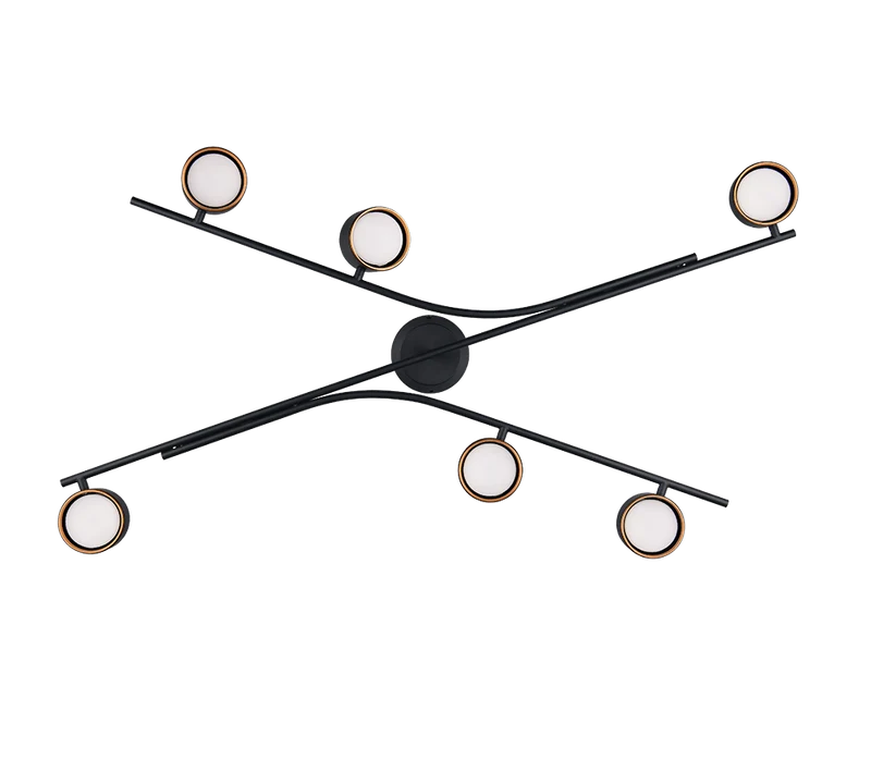 Plafonnier Led 6 Lampes