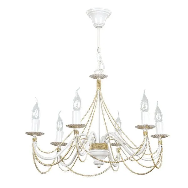 Lustre Salon Blanc