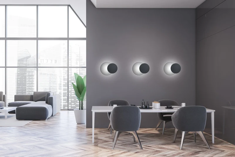 Applique Murale Blanche Et Bois
