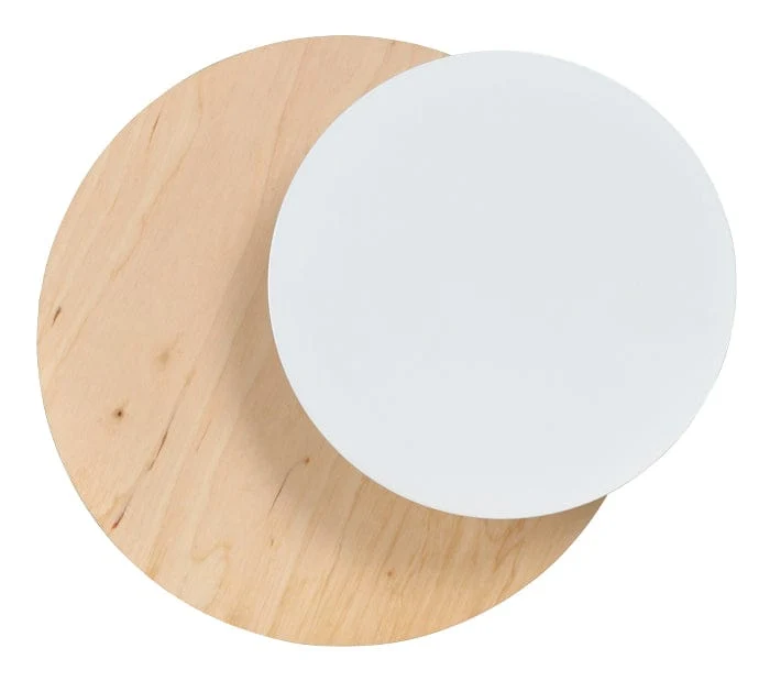 Applique Murale Bois Et Blanc