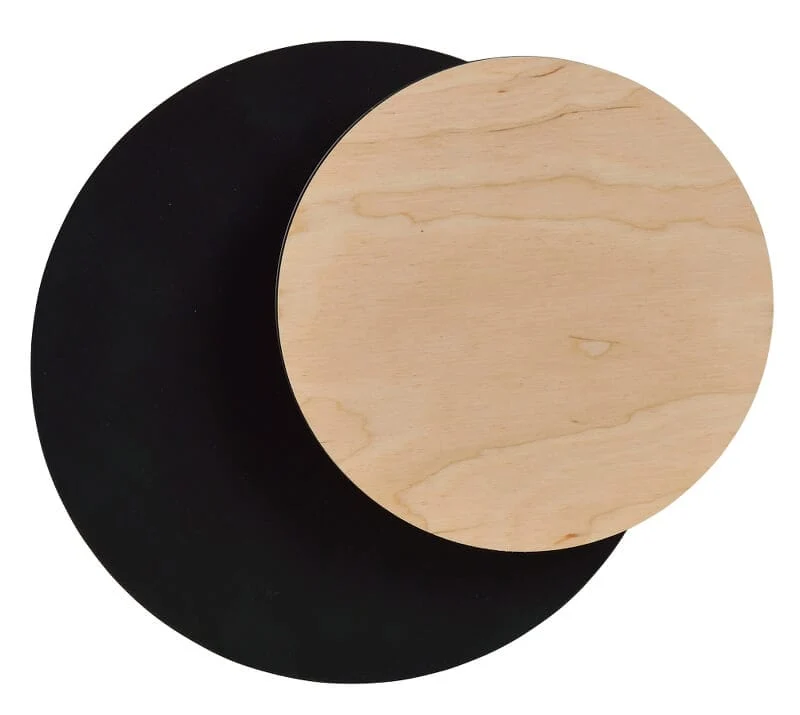 Applique Mural Bois Et Noir
