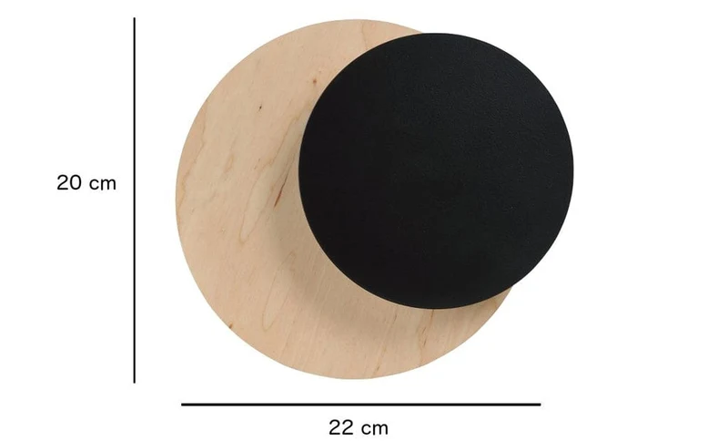Applique Mural Bois Et Noir