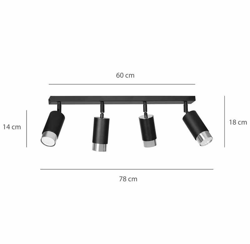 Plafonnier Orientable