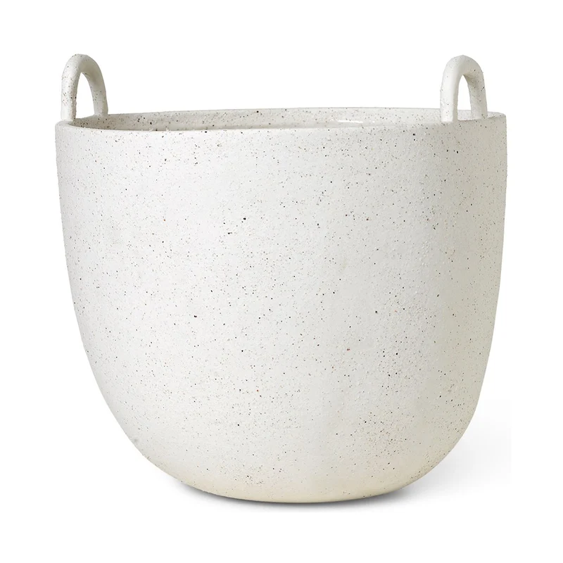 Ferm Living Speckle Pot - Large - Off - White