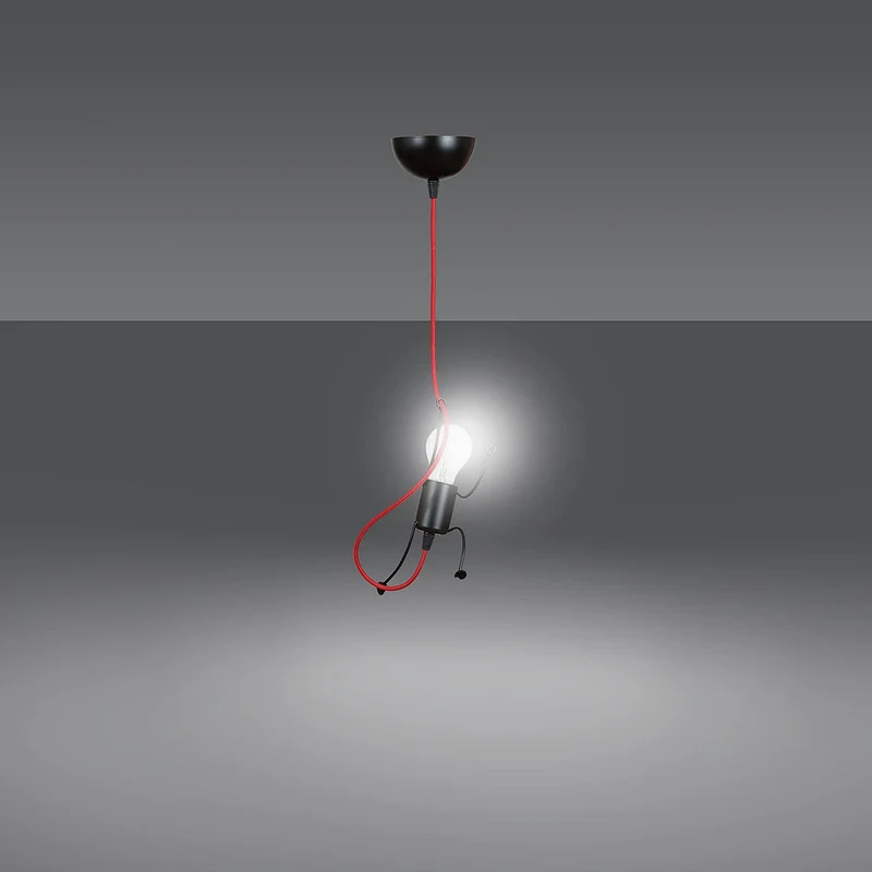 Luminaire Suspension Fil Rouge