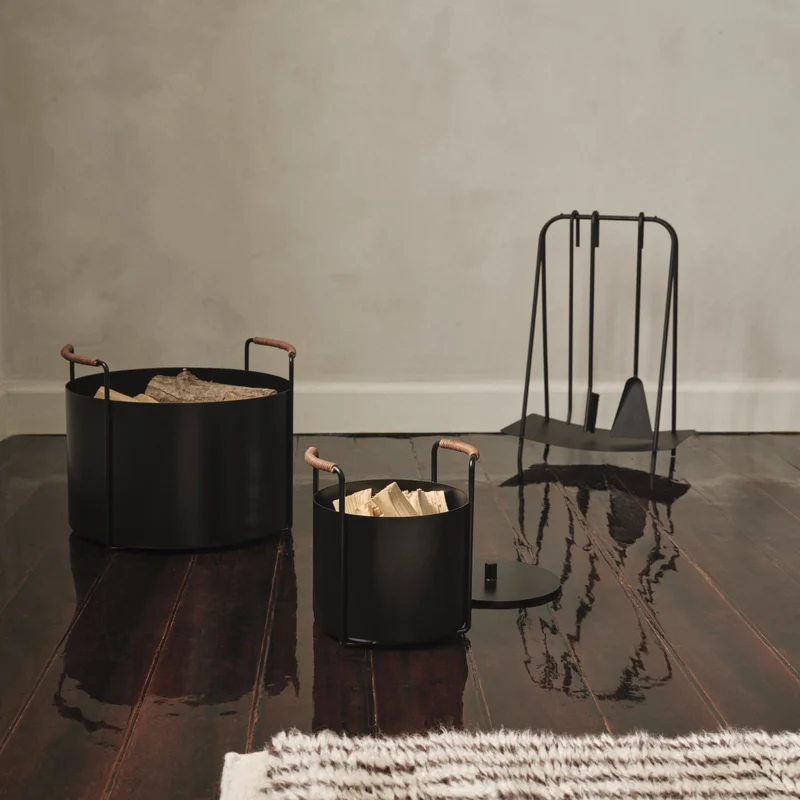 Ferm Living Port Kindling and Ash Bucket