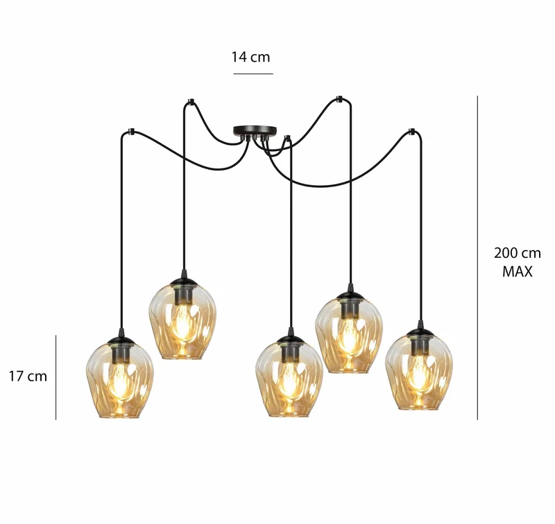 Luminaire 5 Ampoules