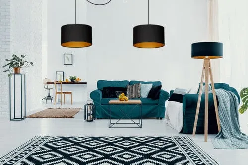 Suspension Luminaire Double Abat Jours