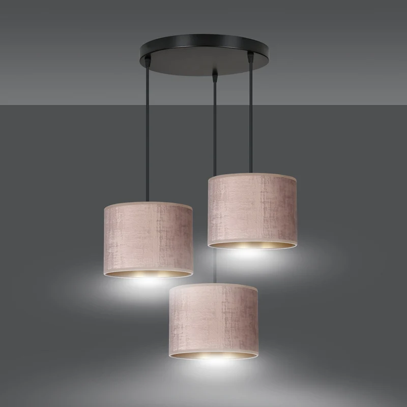 Suspension Luminaire Rose Poudré