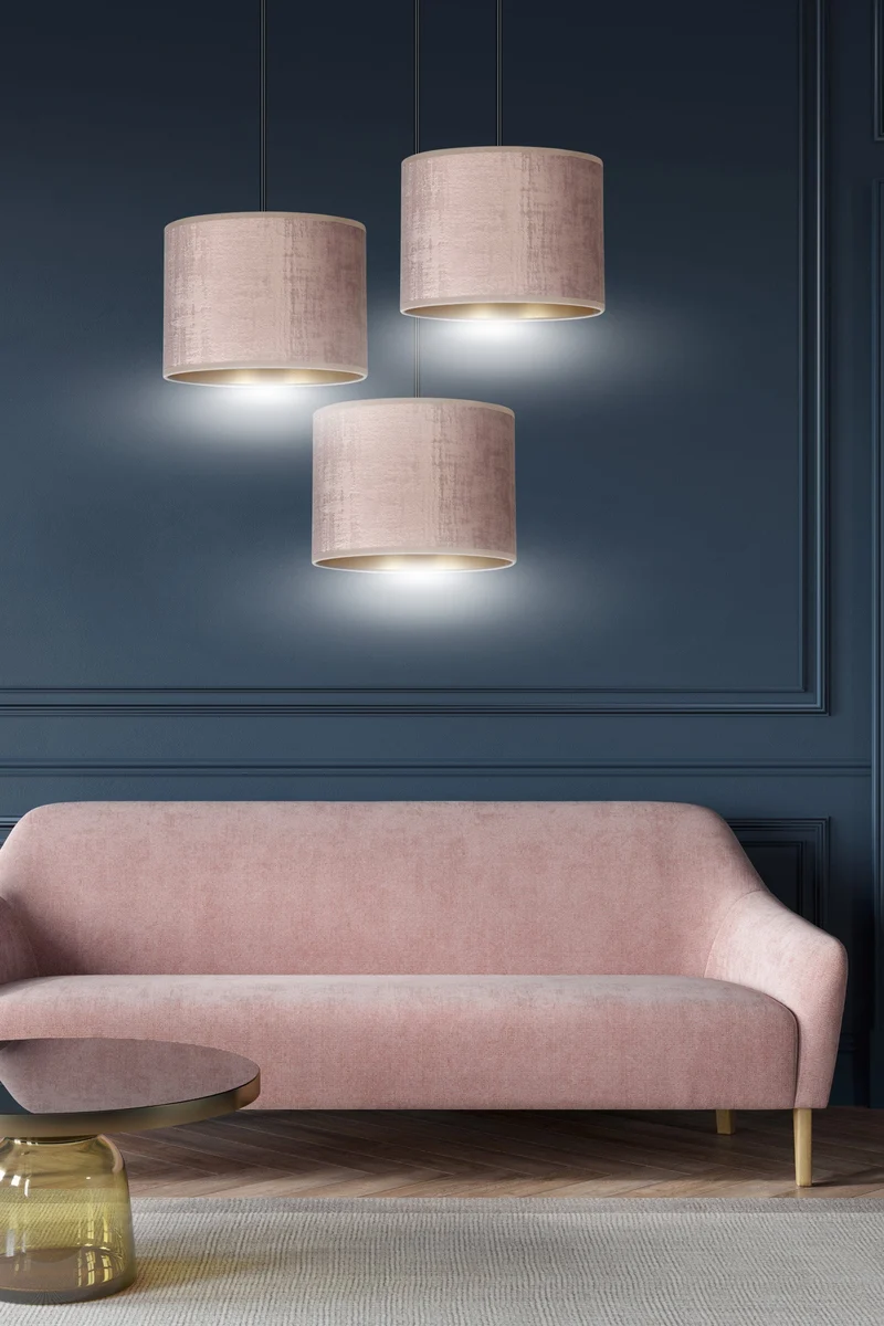 Suspension Luminaire Rose Poudré