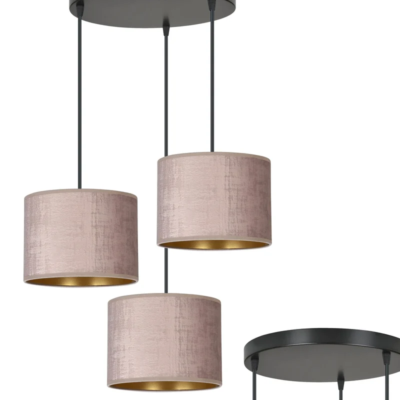 Suspension Luminaire Rose Poudré