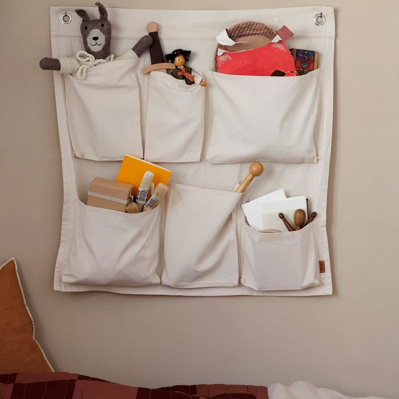 Ferm Living Canvas Wall Pockets