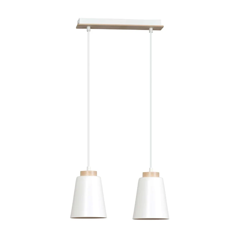 Luminaire Bois Et Blanc