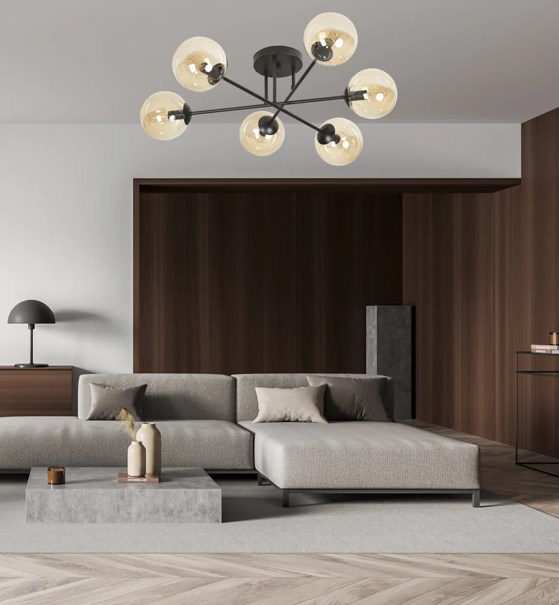 Plafonnier 6 Lampes