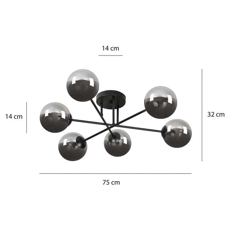 Plafonnier Avec Boule En Verre