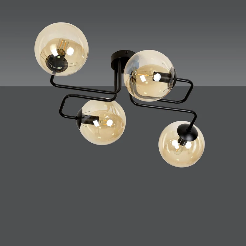 Plafonnier Boule Art Deco