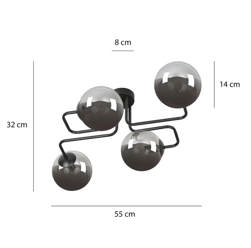 Plafonnier Design Verre