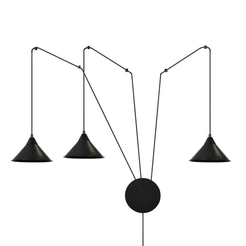 Applique Filaire Noire