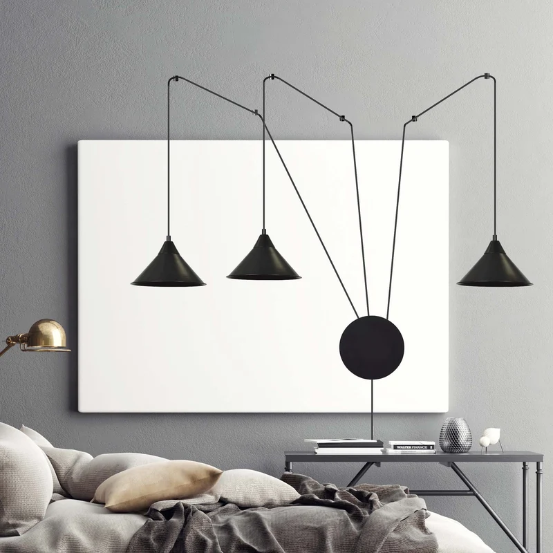 Applique Filaire Noire