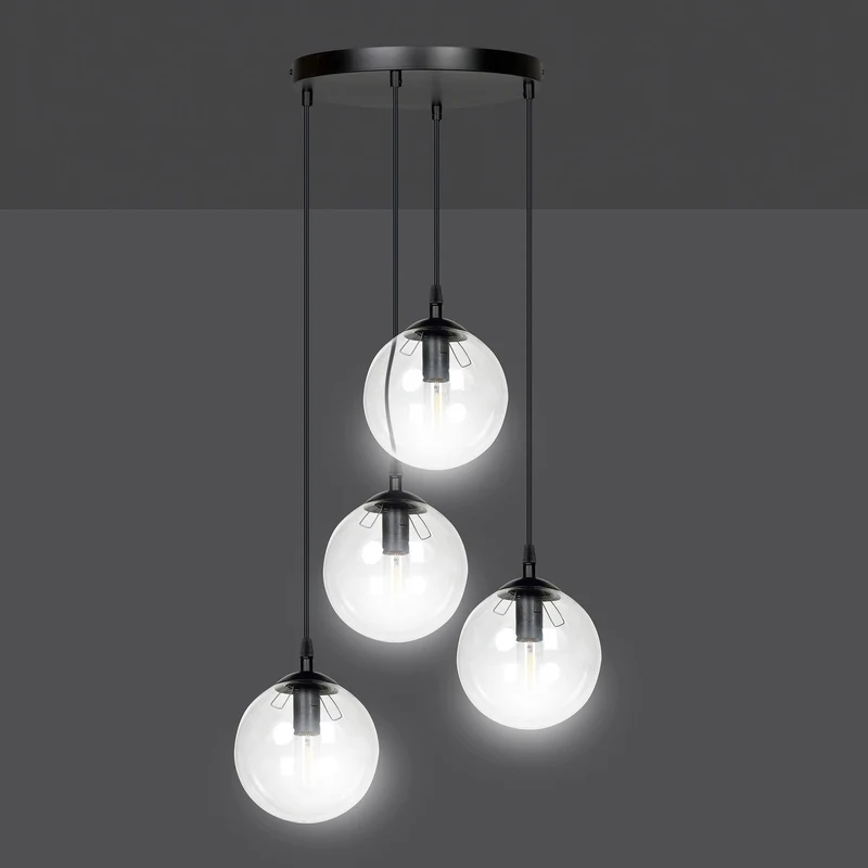 Lampe Suspension Boule Verre