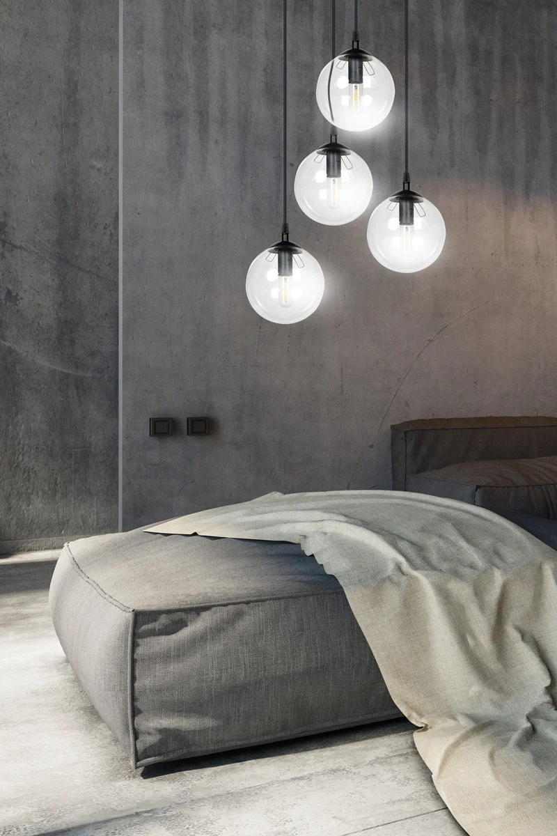Lampe Suspension Boule Verre