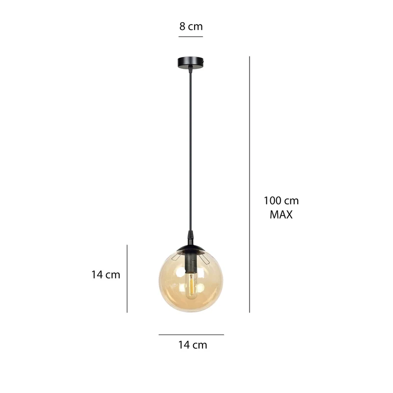 Globe Suspension Verre