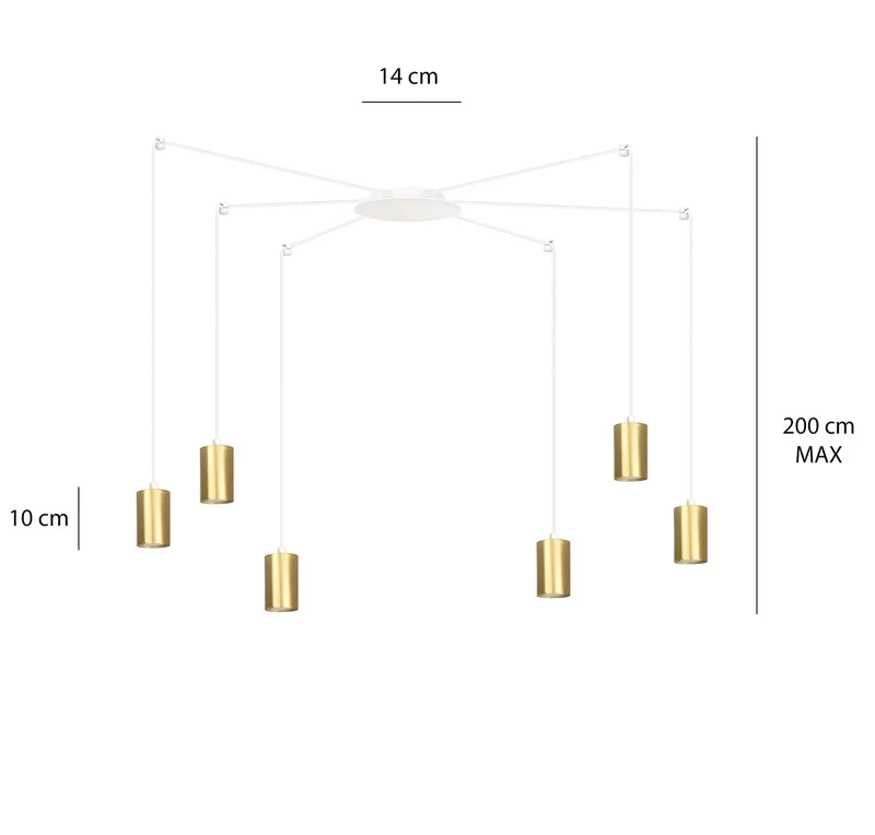 Luminaire Araignée Blanc