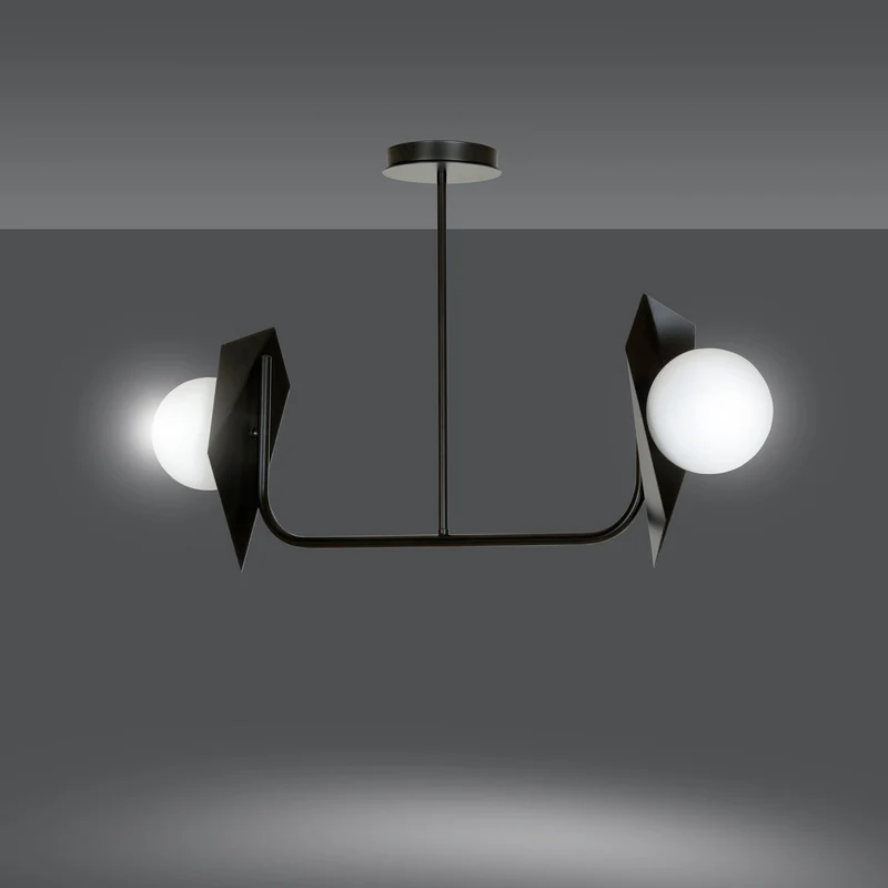 Plafonnier Noir Moderne