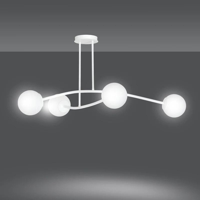 Luminaire Globe Verre Blanc