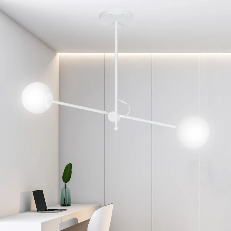 Plafonnier Blanc Design