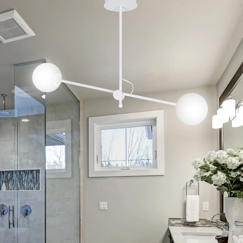 Plafonnier Blanc Design