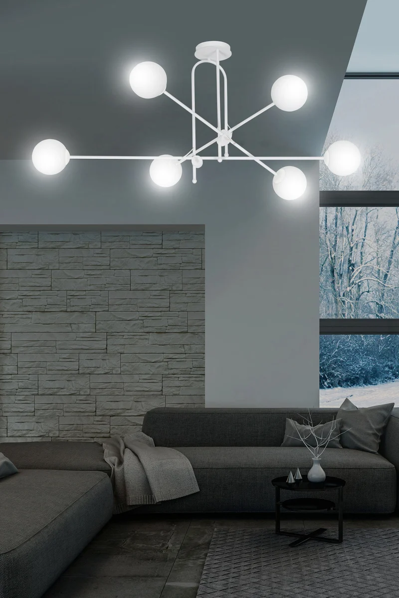 Suspension Luminaire Design Blanc