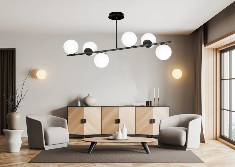 Plafonnier Luminaire Salon Design