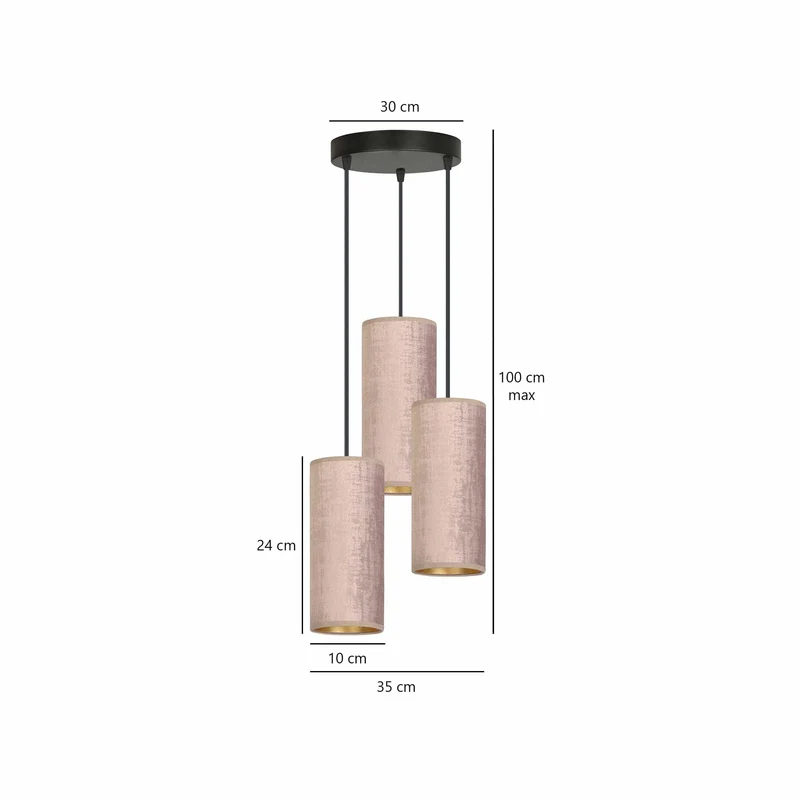 Luminaire Rose Gold